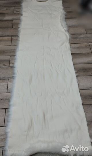 Искусственный мех песца белый