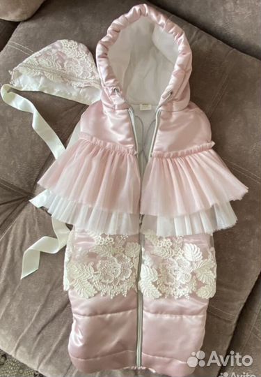 Конверт на выписку для девочки осень