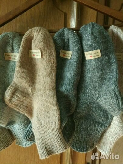 Носки ручной работы, тёплые размеры от 35 до45 46