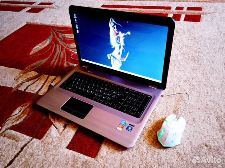 Мощный ноутбук (2 вид.кар., 4гб, i5, 17дюй)