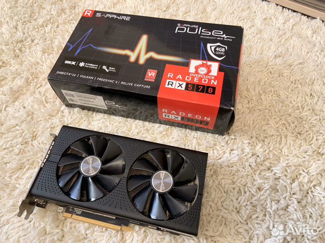 Видеокарта Sapphire AMD Radeon RX 570 Pulse 4Gb