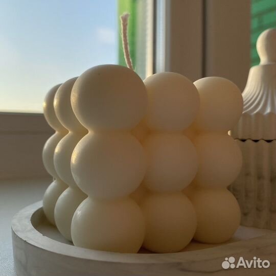 Подарочный набор: свеча / подставка / шкатулка