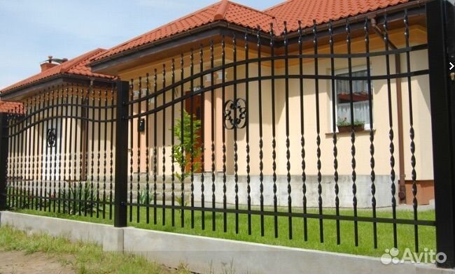 Кованный забор тпп KZ-8