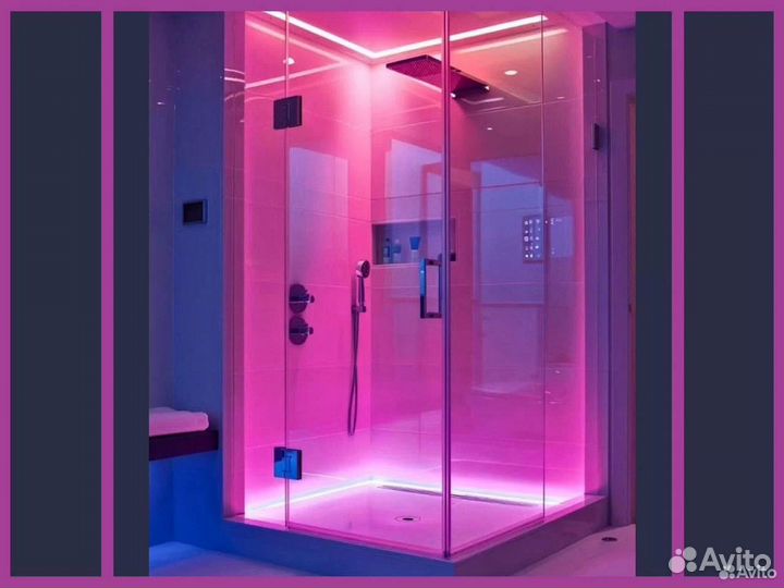 Душевые стеклянные перегородки за 24 часа