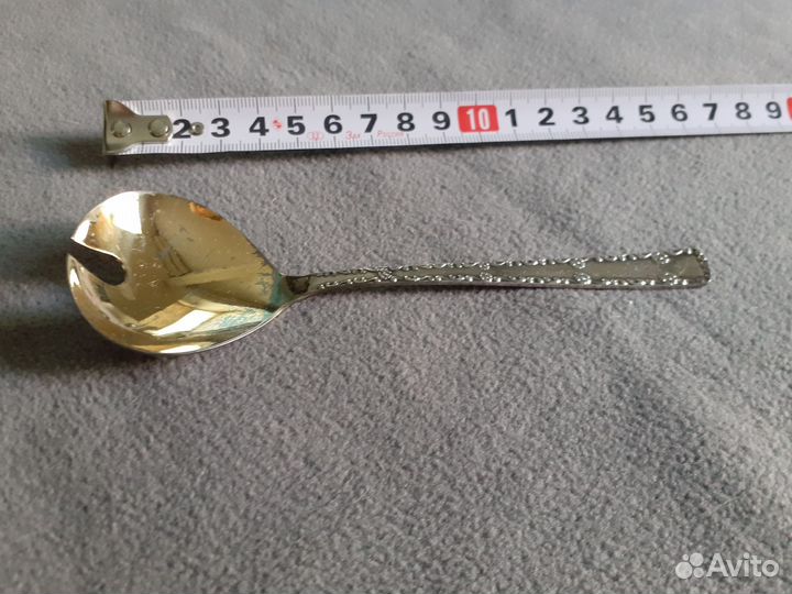 Салатная ложка мельхиор