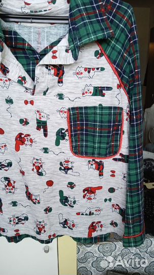 Рубашки детские из трикотажа и шотландки