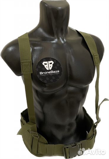 Тактический пояс разгрузочный на лямках