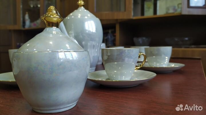Сервиз кофейный фарфоровый