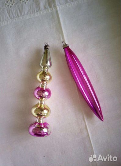 Елочные игрушки картонаж СССР