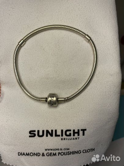 Браслет для шармов серебряный