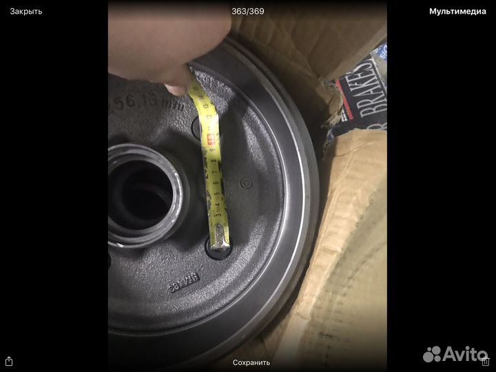 Тормозной барабан на Renault trafic