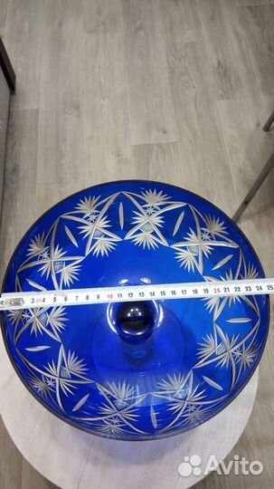 Ваза для фруктов на ножке СССР