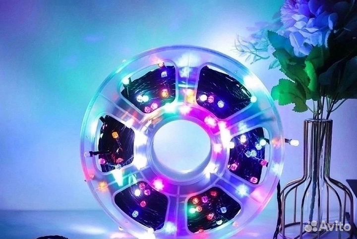 Уличная гирлянда-катушка новая