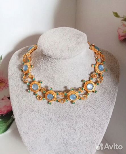 Чокер колье в винтажном стиле
