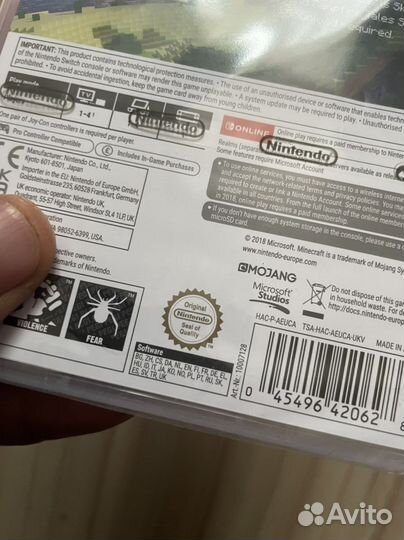 Minecraft (Новый) Switch