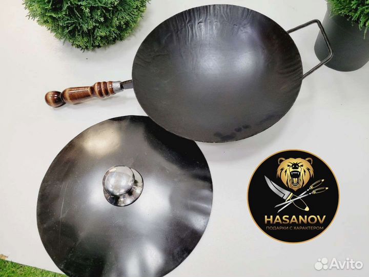 Сковорода вок воронёный