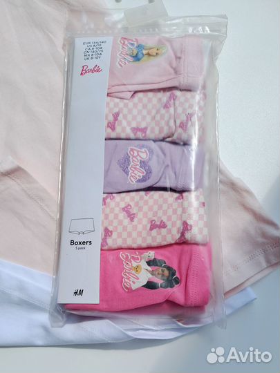 Майки и трусики H&M 134 для девочки