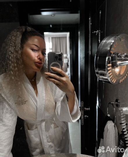 Хвост шиньон натуральный