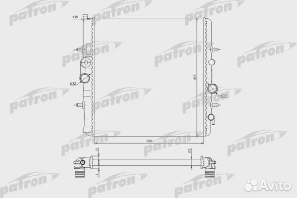 Радиатор основной