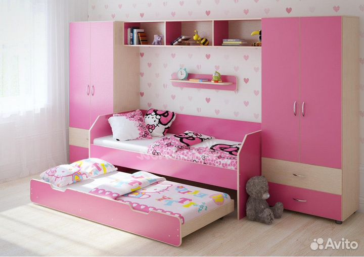 Фабричные детские комнаты (разные размеры и цвета)