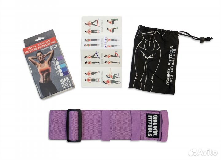 Мини-эспандер регулируемый фиолетовый OFT