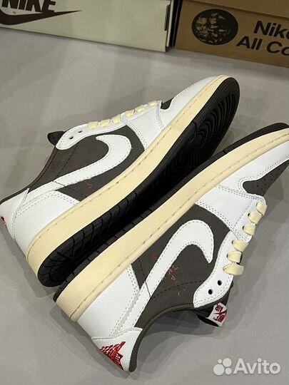 Кроссовки nike air jordan 1 low travis scott