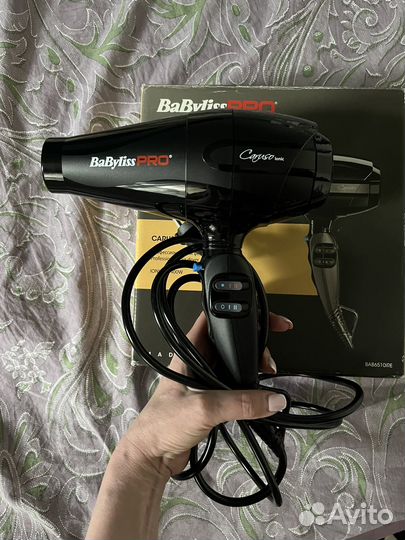 Фен babyliss pro caruso ionic