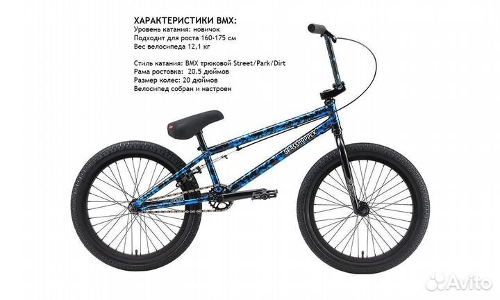 Новый BMX спортивный BMX Tech Team Grasshoper 20
