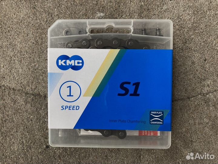 Цепь 1ск. фикс KMC S1 Z1 K1 HL1 Izumi Sram fix