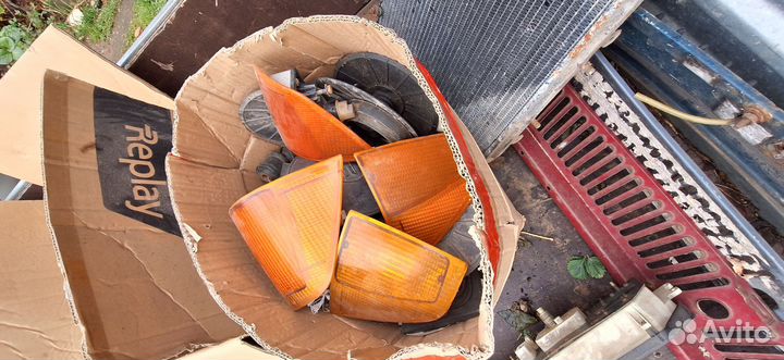 Фары и поворотники на москвич 2141