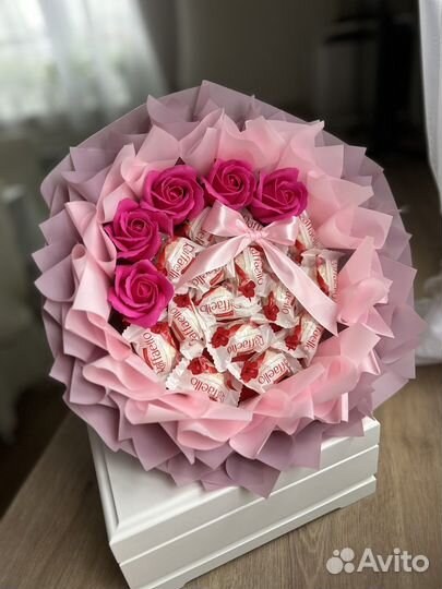 Вкусные, съедобные букеты для дам