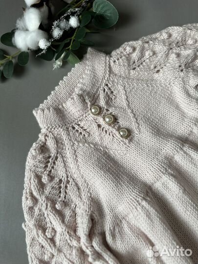 Вязаное платье