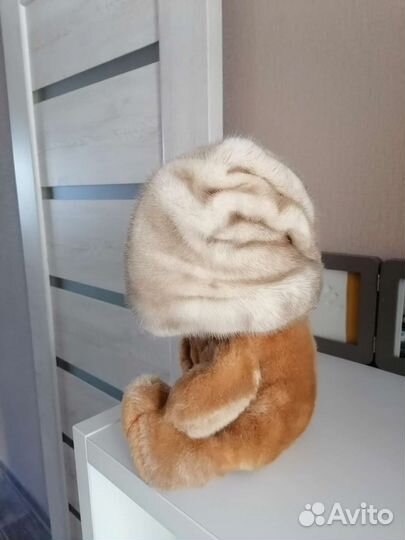 Шапка норковая женская