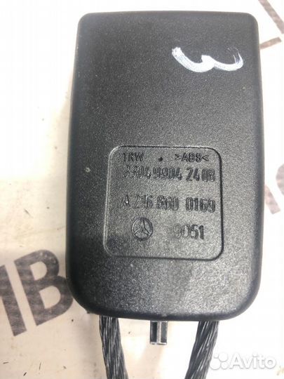 Замок ремня безопасности задний левый Mercedes Cl