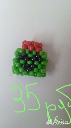 Кольцо из бисера