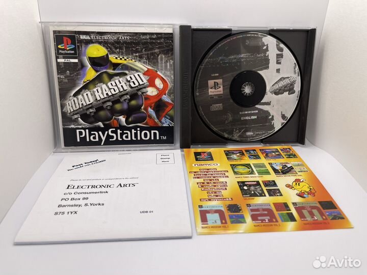 Road Rash 3D лицензия ps1