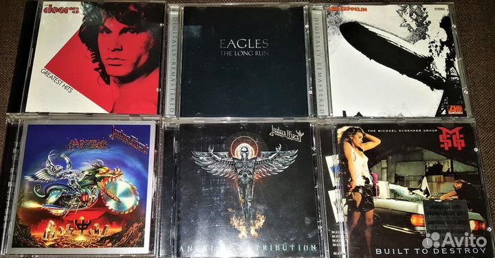 DIO, Doors, Judas Priest фирменные CD