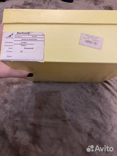 Сапоги демисезонные