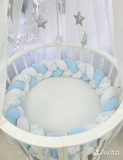 Бортик косичка