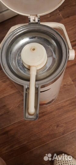 Термос времен СССР с стеклянной колбой