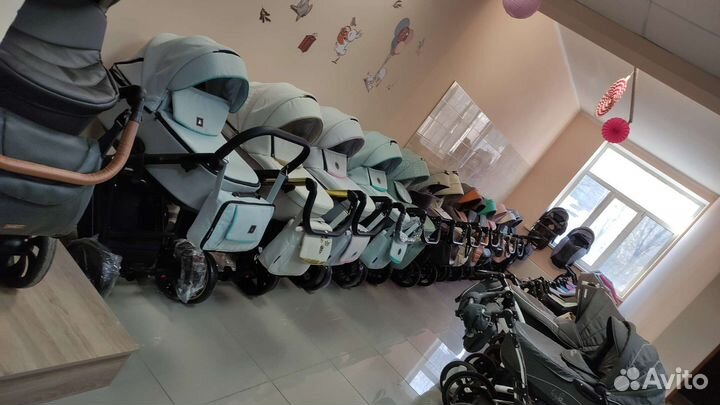 Коляска б/у + новая