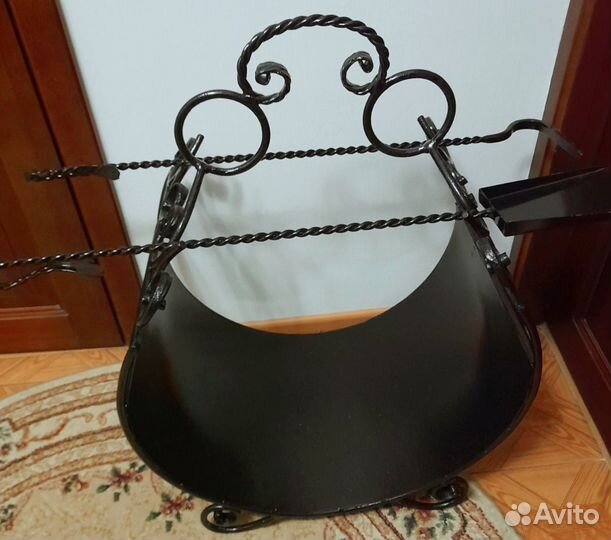 Дровница кованая