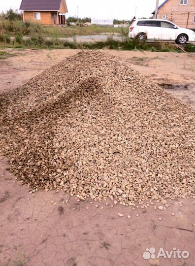 Щебень гравийный с доставкой