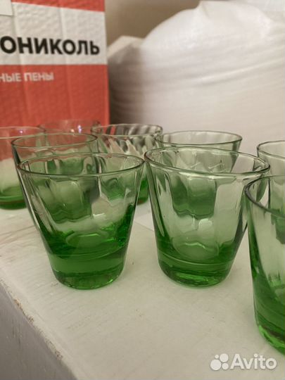 Стопки СССР цветное стекло