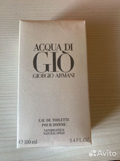 Giorgio armani оригинал