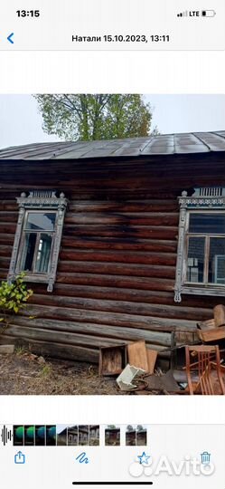 Сруб дома из бревна