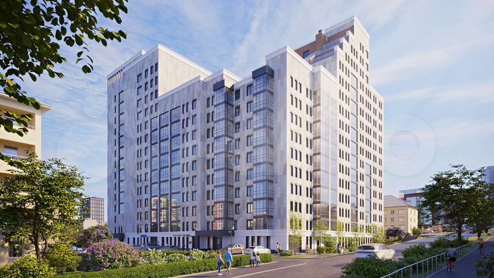 3-к. квартира, 89,4 м², 2/14 эт.