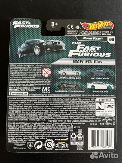 Hot wheels premium bmw m3 e46