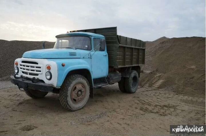 Песок, пгс, гравий, щебень, навоз и т.д