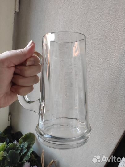 Пивная кружка / ваза стекло